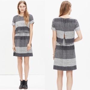 Madewell Hashtag Stripe Silk Two-Piece Dress Sz 6